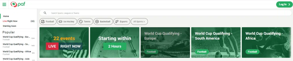 PAF Sportsbetting