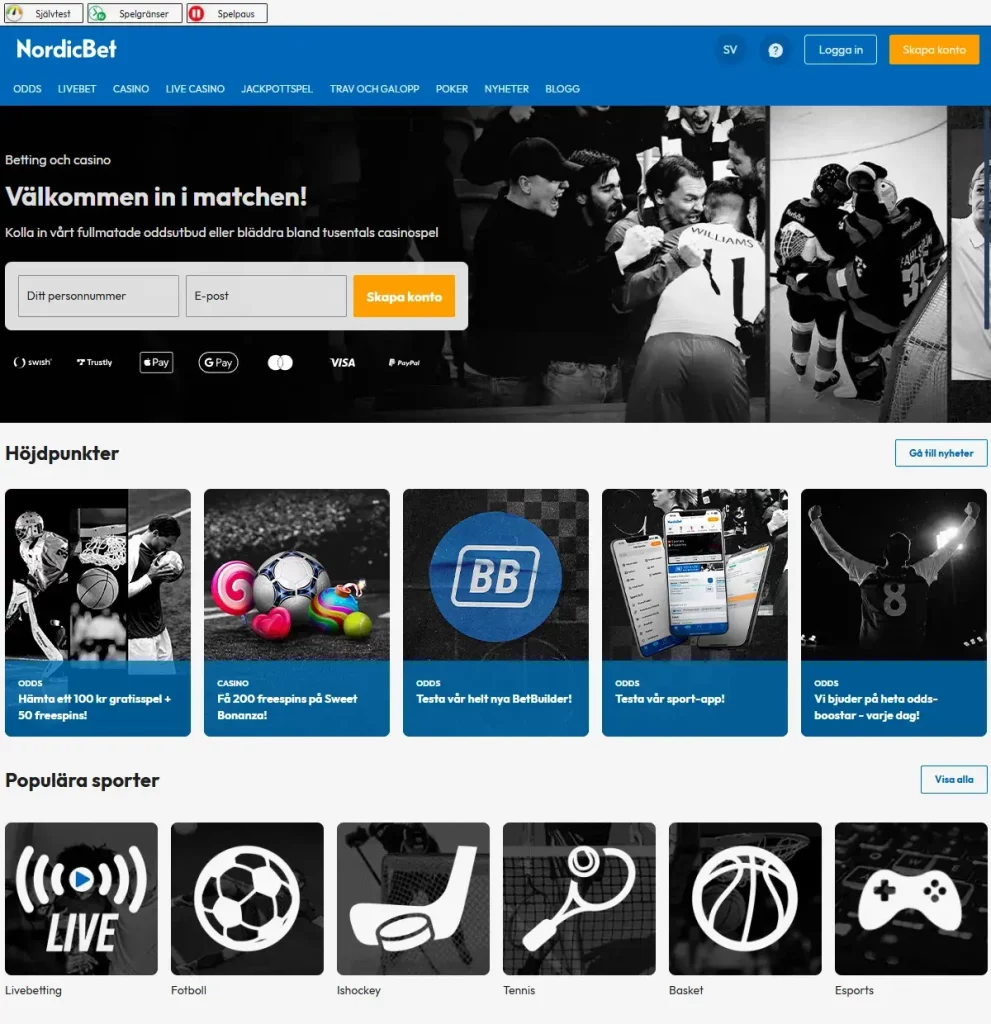 NordicBet Casino 1 Nordicbet Casino Index