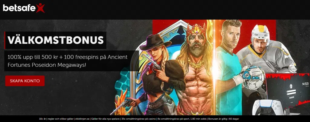 Betsafe - Välkomstbonus