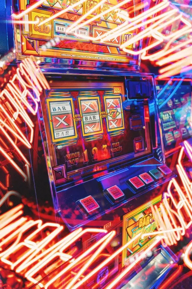 Neon spelautomat