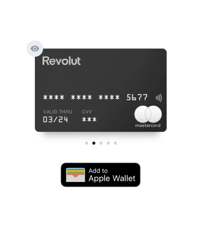 Revolut Card to add to Apple Wallet