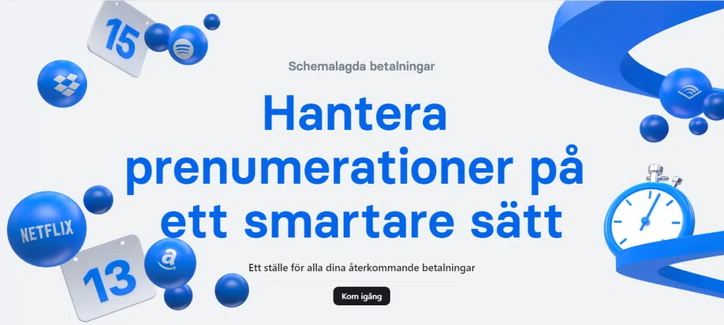 Revolut Schemalagda betalningar