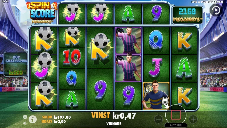 Spin Score Omskakningsfunktionen