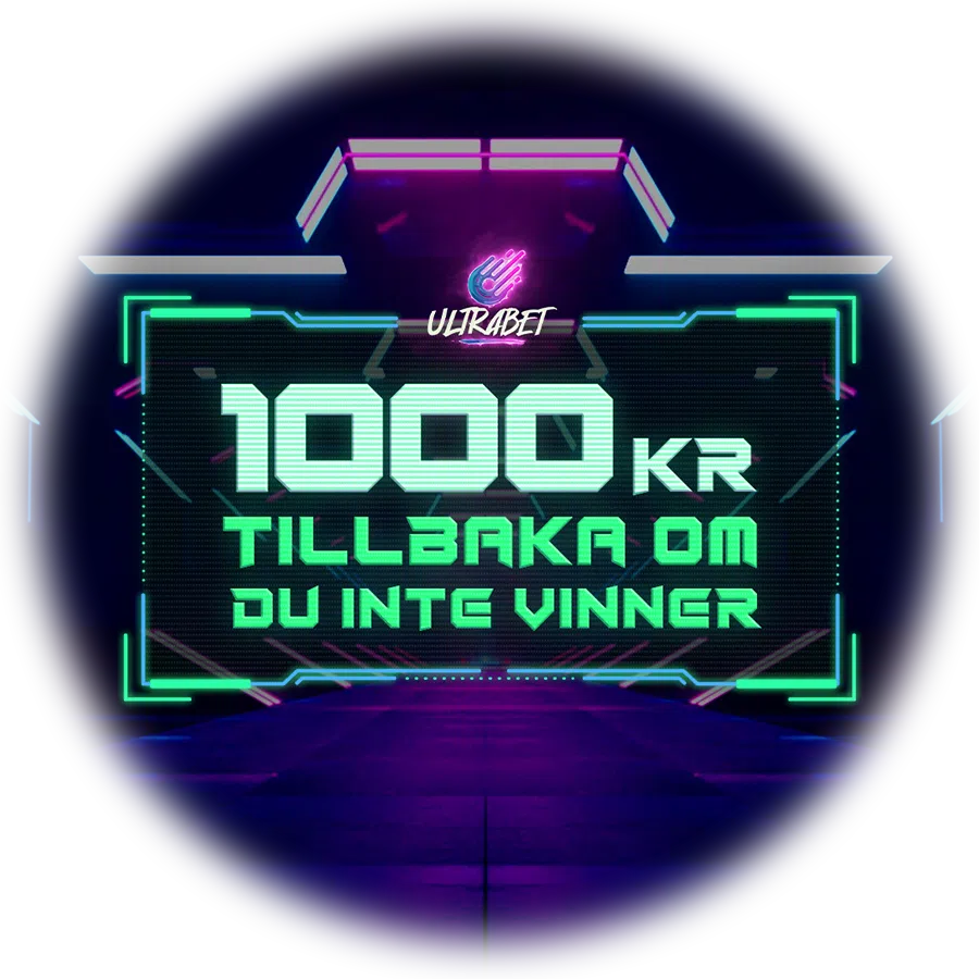 Hajper Ultrabet - 1000 kr tillbaka om du inte vinner!