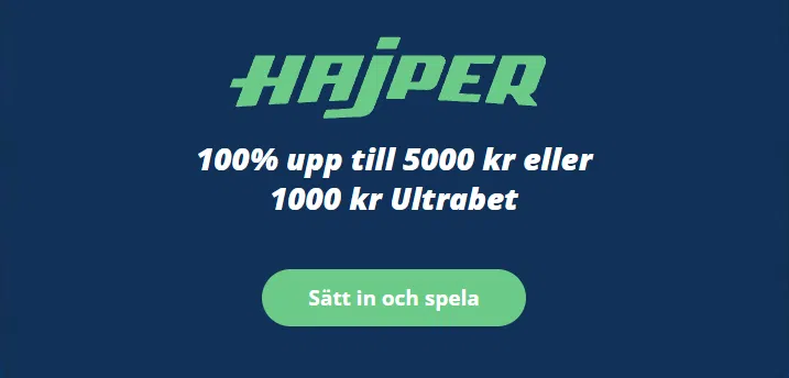Hajper - Välkomstbonus