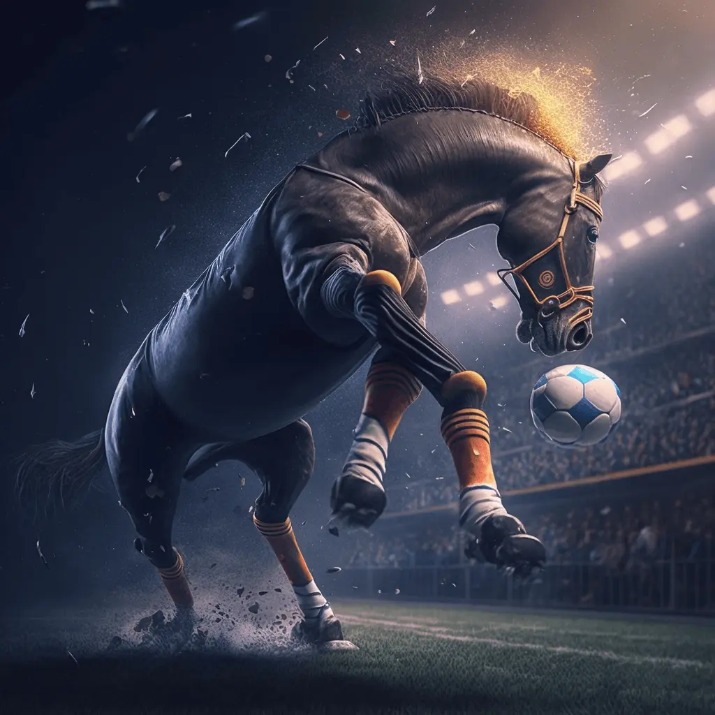 Brooklake daily fantasy game a horse shooting a football penalt dfc2cfcd 4f5a 4688 a507 87d0a19c474d 1