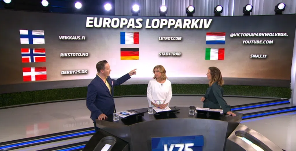 Europas lopparkiv från atg live studio