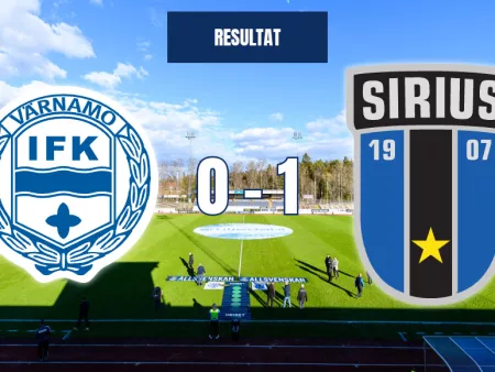 IFK Värnamo mot Sirius – tre poäng till Sirius i välspelad match
