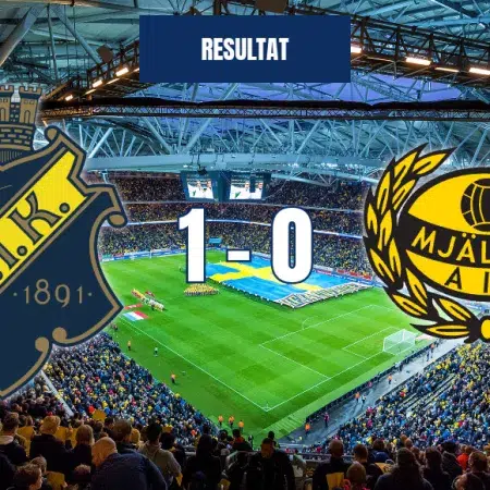 AIK mot Mjällby AIF – hårt jobba leder AIK till seger