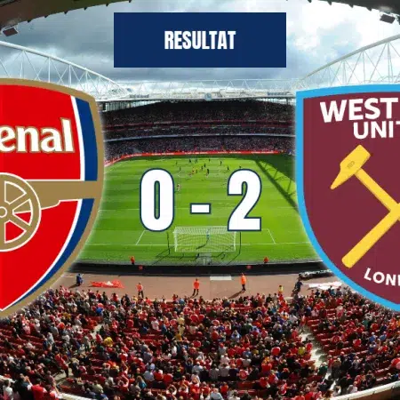 Arsenal mot West Ham – chockat Arsenal förlorar på hemmaplan mot West Ham