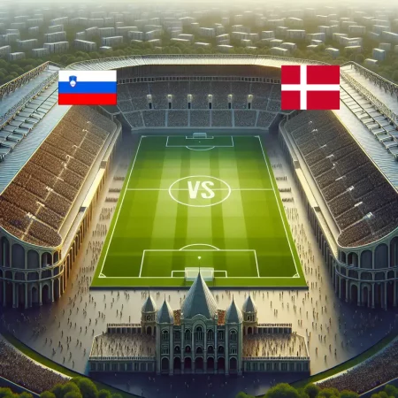 Slovenien mot Danmark 2024-06-16