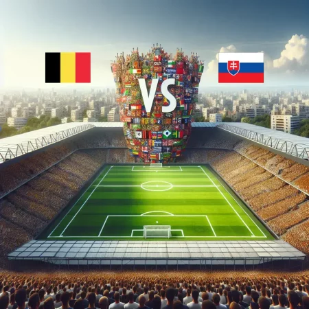Belgien mot Slovakien 2024-06-17