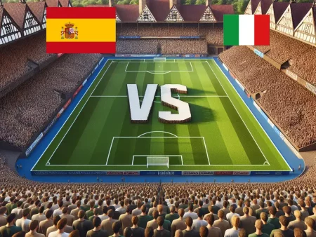 Spanien mot Italien 2024-06-20