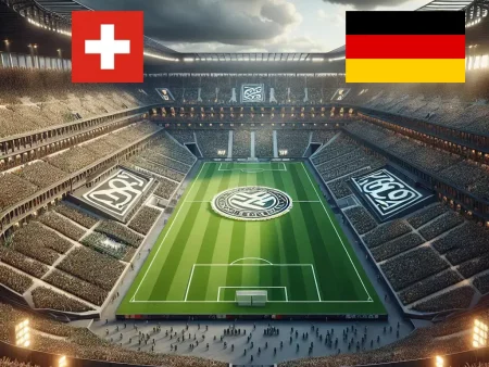 Schweiz mot Tyskland 2024-06-23