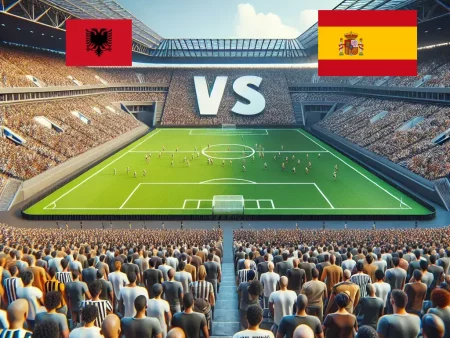 Albanien mot Spanien 2024-06-24