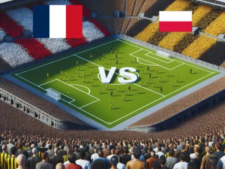 Frankrike mot Polen 2024-06-25
