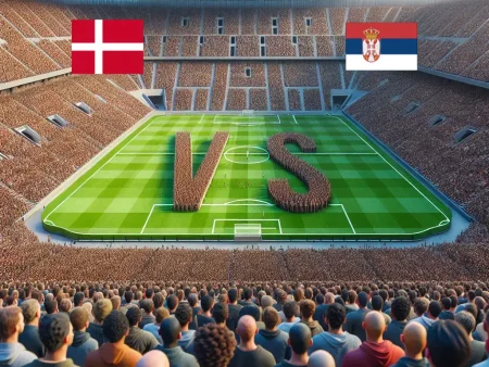 Danmark mot Serbien 2024-06-25