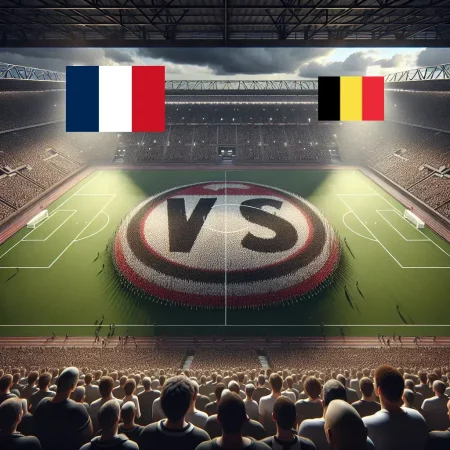 Frankrike mot Belgien 2024-07-01