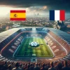 Spanien mot Frankrike 2024-07-09