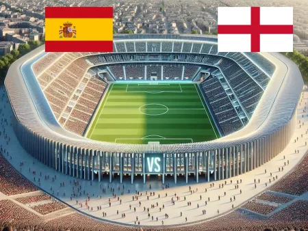 Spanien mot England 2024-07-14