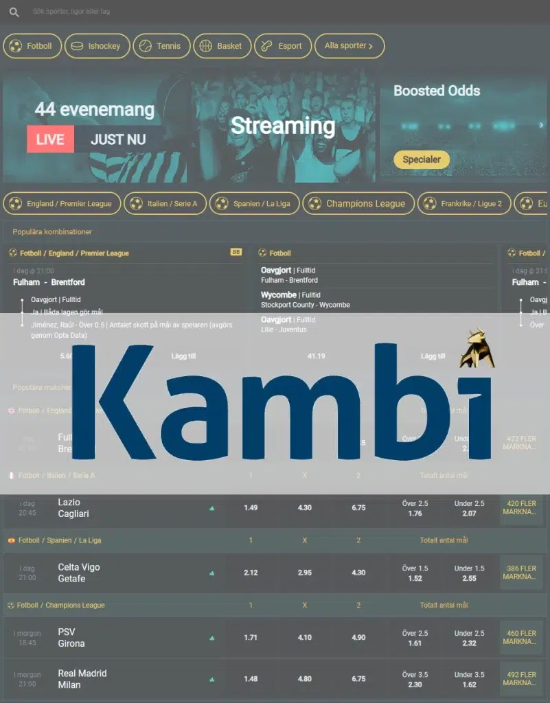 Golden Bull Casino Kambi Sportsbook