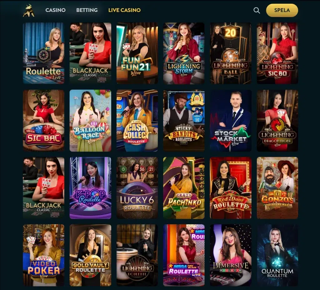 Golden Bull Casino Live Casino