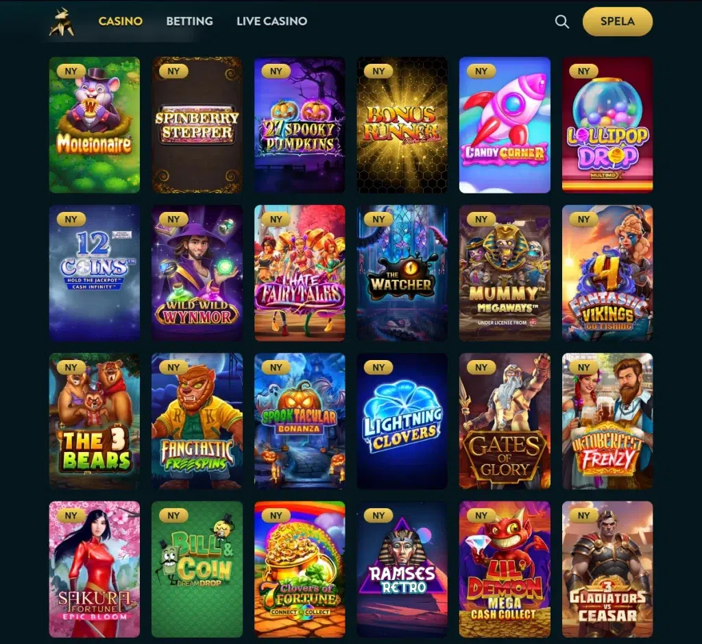 Golden Bull Casino Spelautomater