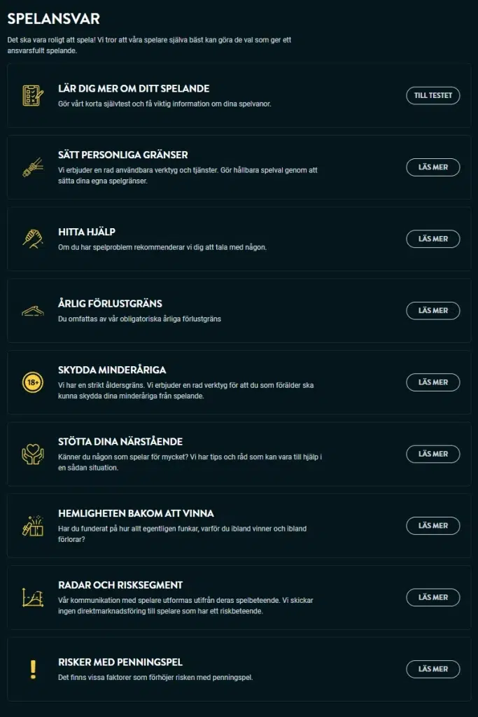 Golden Bull Casino Recension 19 Golden Bull Spelansvar