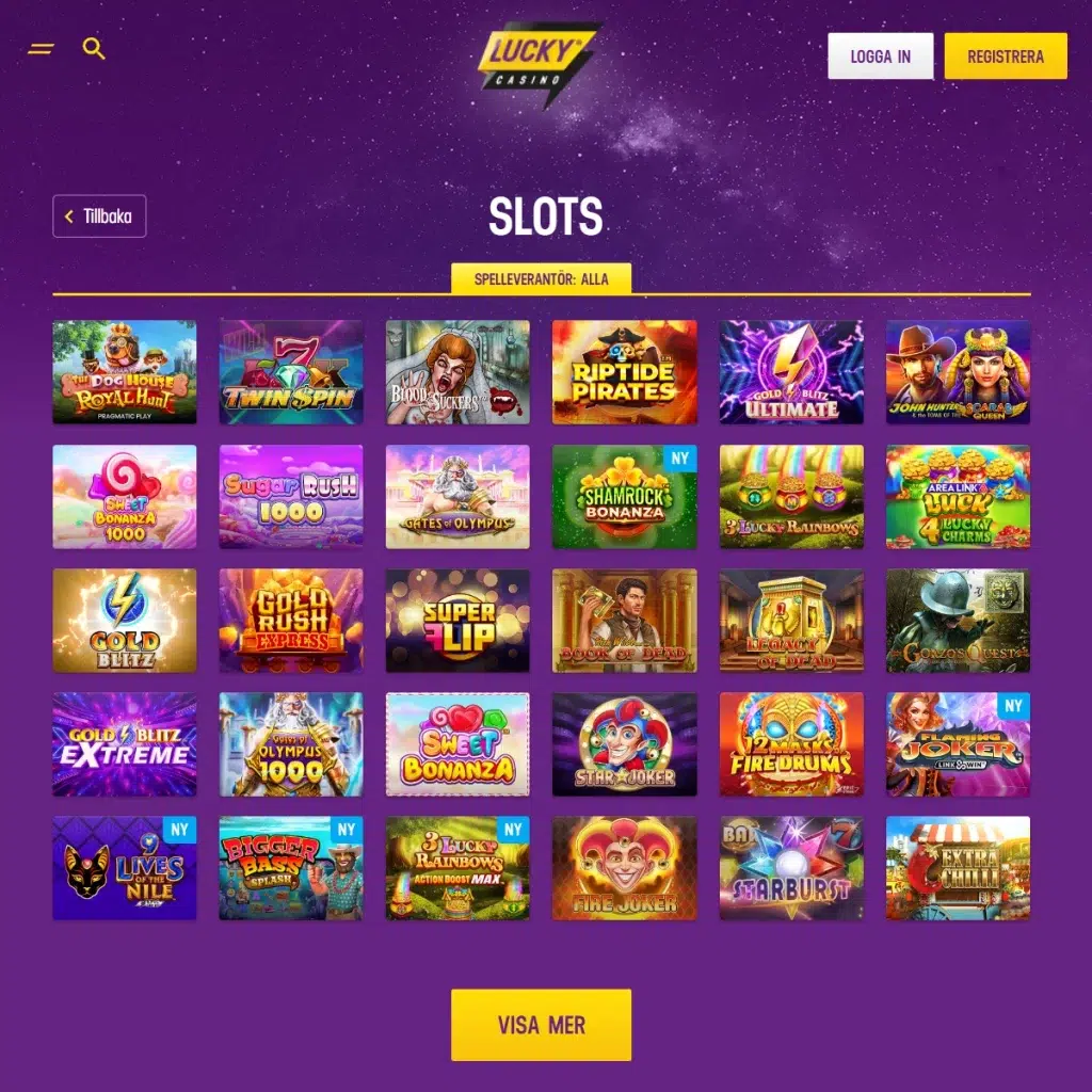 Lucky Casino Recension 5 Lucky Casino - Spelautomater