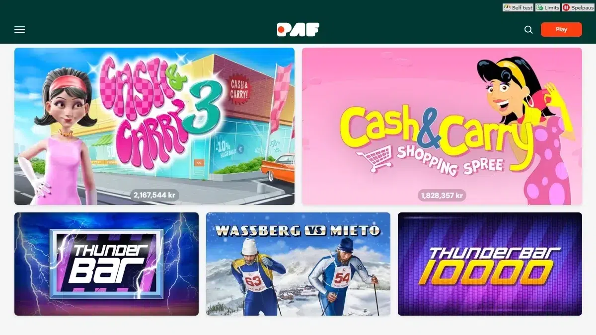 RAF Casino Recension 5 PAF Casino PAF GAME STUDIO edited