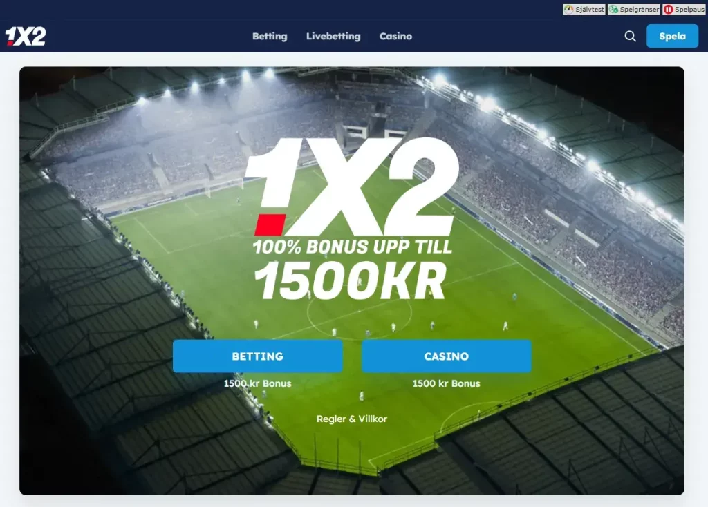 PAF köper 1x2.se för 10 miljoner – lanserar ny svensk bettingsida 4 1x2.se NY BETTINGSIDA MED SVENSK LICENS